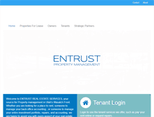 Tablet Screenshot of entrustrentalsutah.com